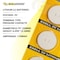Exell Battery 5pk Exell 3V Lithium Coin Cell Battery CR2025 Replaces DL2025, ECR2025 EB-CR2025 - alternate 2